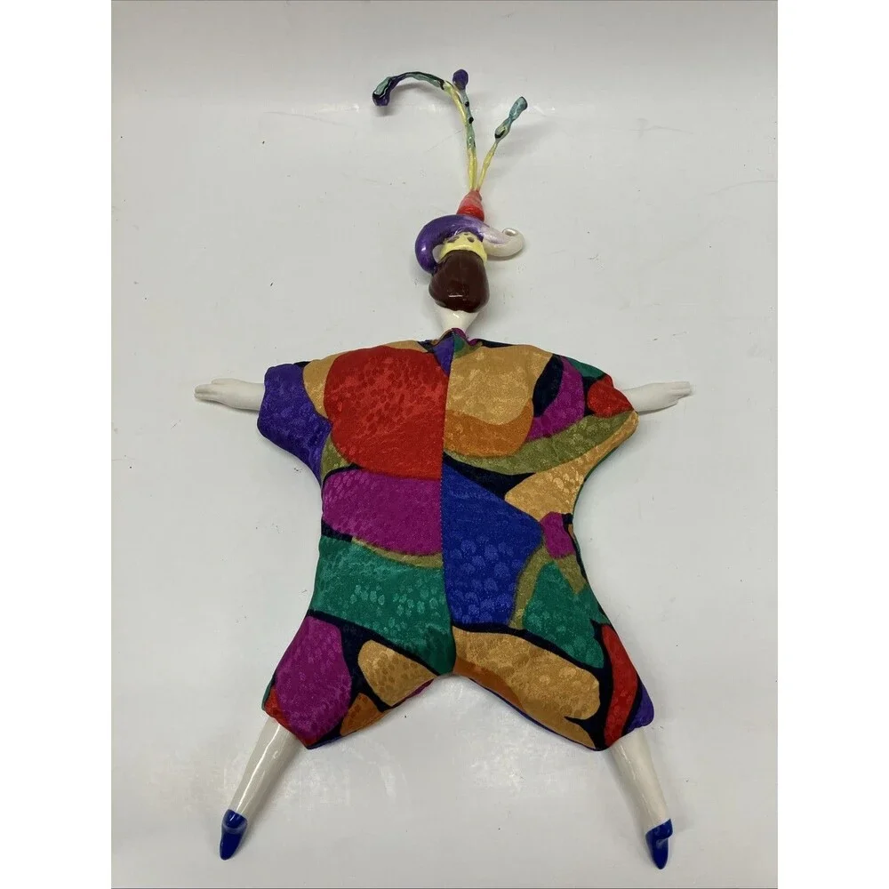 1997 POUPEE MILLET DOLL Signed Serge 97 Bird Stump - Been Repaired